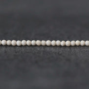 2mm Milky White River Stone Beads Faceted Round Riverstone 15
