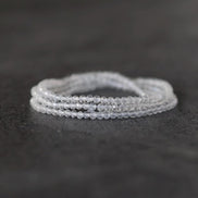 2mm AAA White Topaz Faceted Beads Round 15