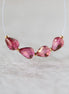 Mystic Pink Topaz Faceted Teardrop Beads Oval 5x7mm 4 Pcs Natural Gemstone for DIY Jewelry Making