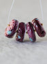 Large 17mm Purple Spiny Oyster Bead with Turquoise Inlay Heishi Beads Natural Shell for DIY Jewelry Making Supplies