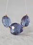Alexandrite Oval Beads Nuggets Faceted Chunks Stone 3 PCs 9x14mm Gemstone Bead for Jewelry Making DIY Earrings
