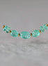 Tiny 3mm Colombian Emerald Oval Beads Smooth Rondelle Gem Quality Natural Gemstone for DIY Jewelry Making