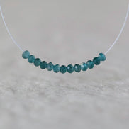 Rare 2.5mm AAA Grandidierite Faceted Beads Rondelle 1