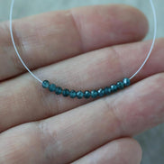 Rare 2.5mm AAA Grandidierite Faceted Beads Rondelle 1