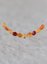 3mm Tiny Mexican Fire Opal Nugget Beads Oval Smooth Natural Opal Beads for DIY Jewelry Making Earrings Pendant Necklace