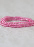 2.5mm Pink Tourmaline Smooth Beads 15" Transparent Gemstone Beads for Jewelry Making Beading Gift for Crafters October Birthstone