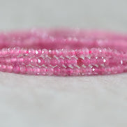 2.5mm Pink Tourmaline Smooth Beads 15