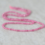 2.5mm Pink Tourmaline Smooth Beads 15