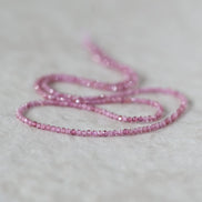 1.9mm AAA Malaya Pink Garnet Beads Faceted 15” Natural Malaya Garnet Spacer Gemstone Beads DIY Jewelry Making Necklace Earrings