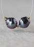 10mm Genuine Gray Tahitian Pearl Beads Baroque Organic 2 PCs DIY Jewelry Making Supplies Earrings
