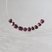 Natural Purple Spiny Oyster Bead Shell Tube Nuggets Smooth 3mm Natural Shell Accents for DIY Jewelry Making Supplies