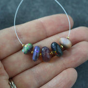 Large 9-11mm Ethiopian Opal Beads Natural Disco Welo Opal Genuine Bead For Jewelry Making Beading Craft Gift Beads October Birthstone