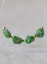 Rare Vivid Sonoran Gold Turquoise Nugget Beads Smooth 6-7mm 4 PCs Natural Mexican Turquoise Green Gemstone DIY Jewelry Making