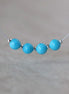 4mm Natural Sleeping Beauty Turquoise Beads Smooth Round Genuine Gemstone Beads DIY Jewelry Making Supplies