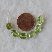 4mm AAA Peridot Beads Faceted Round 15