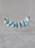 Rare Ice Blue Lone Mountain Turquoise Nugget Beads Smooth 5-6mm 8 PCs Nevada Turquoise Gemstone Beads DIY Jewelry Making