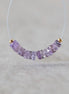 3mm Natural Lavender Purple Sapphire Beads Faceted Rondelle 1” Genuine Gemstonefir DIY Jewelry Making Beading Supplies