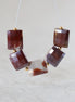 8x10mm Mookaite Jasper Rectangle Beads Checker Faceted Genuine Earth Tone Jasper 5 PCs Gemstone for DIY Jewelry Making