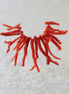Natural Italian Coral Stick Beads Fancy Tubes Genuine Raw Red Coral Beads Red Gemstone Beads for Jewelry Making Gift for crafter