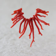 Natural Italian Coral Stick Beads Fancy Tubes Genuine Raw Red Coral Beads Red Gemstone Beads for Jewelry Making Gift for crafter