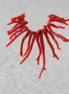 Natural Italian Coral Stick Beads Fancy Tubes Genuine Raw Red Coral Beads Red Gemstone Beads for Jewelry Making Gift for crafter