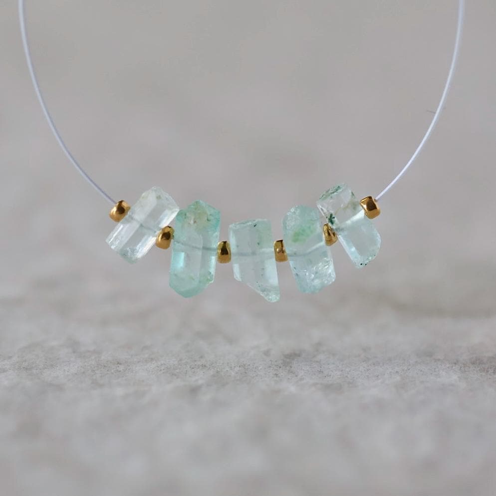 Natural Nigerian Emerald Stick Beads Tube 5-6mm Raw Emerald Gemstone for DIY Jewelry Making Earrings Pendant Supplies
