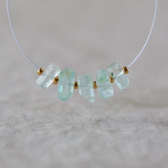 Natural Nigerian Emerald Stick Beads Tube 5-6mm Raw Emerald Gemstone for DIY Jewelry Making Earrings Pendant Supplies