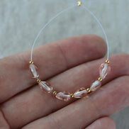 Peach Sapphire Teardrop Beads Smooth 6 PCs Genuine Gemstone Beads Jewelry Making Beading Craft Gift September Birthstone