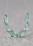 6mm Green Sapphire Beads Rondelle Faceted 9 PCs Gemstones for DIY Jewelry Making Supplies Earrings Necklace