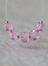6mm Pink Topaz Faceted Cube Beads Natural Gemstones for DIY Jewelry Making Supplies Earrings