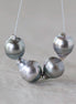 10mm Genuine Silver Gray Tahitian Pearl Beads Baroque Organic 4 PCs DIY Jewelry Making Supplies Earrings