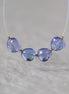 6mm AAA Tanzanite Beads Smooth Nuggets 4 Pcs Gem Quality Gemstone for DIY Jewelry Making Necklace Earrings