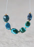 Natural Malachite Chrysocolla Oval Beads Smooth 5x8mm Genuine Malacholla Nuggets Gemstone for DIY Jewelry Making