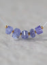 Tiny 5mm AAA Tanzanite Nuggets Beads Mini Chunks 5 Pcs Natural Gemstone for DIY Jewelry Making Necklace Earrings