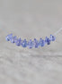 Tiny 3mm AAA Tanzanite Beads Smooth Drops Briolette 9 Pcs Natural Purple Gemstone for DIY Jewelry Making Necklace Earrings