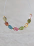 Multi Color Tourmaline Oval Beads Smooth 8 PCs Natural Gemstone DIY Jewelry Making Supplies