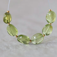 4mm AAA Peridot Beads Faceted Round 15