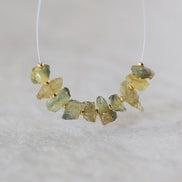 Natural Yellow Green Sapphire Beads Nuggets Raw Sapphire Chunks Gemstone for DIY Jewelry Making