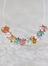 6mm Multi Color Tourmaline Briolette Beads Faceted Teardrops Drops 10 PCs Natural Gemstone for DIY Jewelry Making