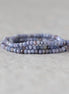 2.8mm Natural Lavender Blue Sapphire Beads Faceted Rondelle Gemstone for DIY Jewelry Making