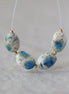 Genuine K2 Jasper Beads Smooth Oval Azurite in Granite Natural Gemstone For DIY Jewelry Making Supplies