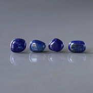 AAA Lapis lazuli Nugget Beads Chunks Lapis Pebble 4 Pieces Freeform Chunks Rough Gemstone Beads Jewelry Making Beading Craft Gift Beads