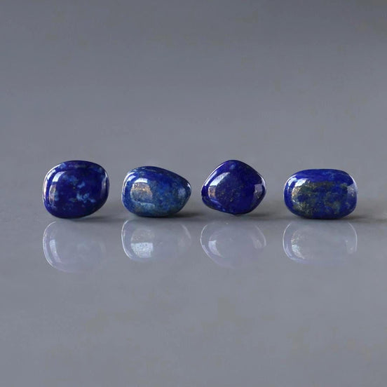 AAA Lapis lazuli Nugget Beads Chunks Lapis Pebble 4 Pieces Freeform Chunks Rough Gemstone Beads Jewelry Making Beading Craft Gift Beads