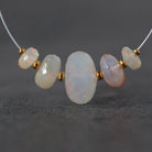 Large 12mm 5mm Ethiopian Opal Beads Natural Disco Welo Opal Natural Gemstone For DIY Jewelry Making