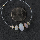 Large 12mm 5mm Ethiopian Opal Beads Natural Disco Welo Opal Natural Gemstone For DIY Jewelry Making