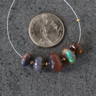 Large 13mm 8mm Ethiopian Opal Beads Natural Disco Welo Opal Natural Gemstone For DIY Jewelry Making