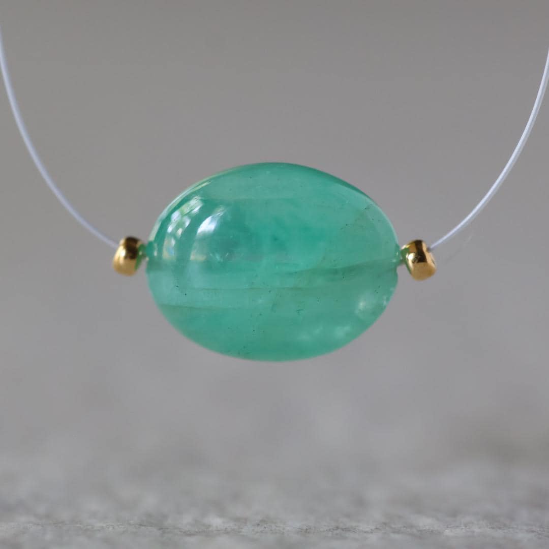 Large Natural Zambian Emerald Smooth Bead 10x13mm Nugget Stone Chunk Gemstone Bead for DIY Jewelry Making