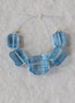 Large Swiss Blue Topaz Beads Nuggets Faceted Chunks Stones 11-16mm x 9-14mm Gemstone for DIY Jewelry Making