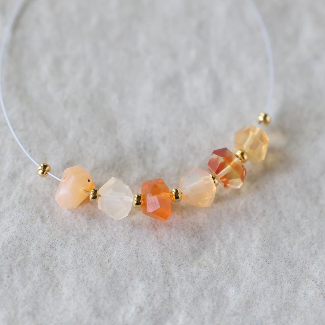 Mexican Fire Opal Nugget Beads Chunks Nuggets Natural Opal Beads for DIY Jewelry Making Earrings Pendant Necklace