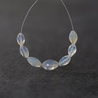 Milky Ethiopian Opal Barrel Beads Faceted Natural Disco Welo Opal Genuine Bead Oval For DIY Jewelry Making Earrings Gift October Birthstone